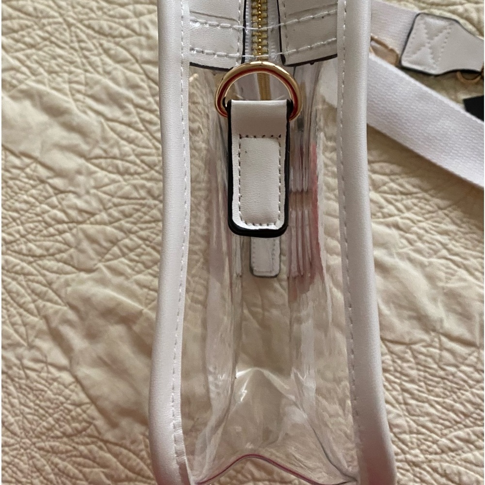 SOLD ‼️Nwt Game Day clear bag. Adorable OU. Oklahoma? Ohio Leather Heavy plastic - Picture 6 of 10